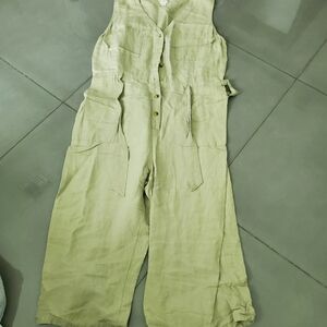 A.new day, green olive women's jumpsuit  size xxl
